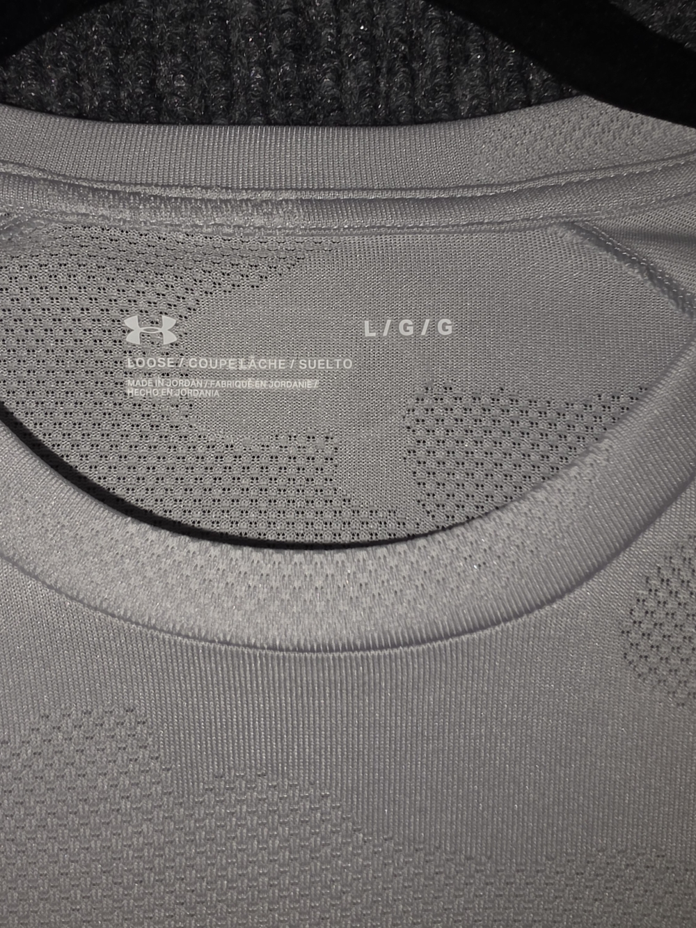 Under Armour Men’s Light Gray Short Sleeve Performance Tee - Picture 2 of 4